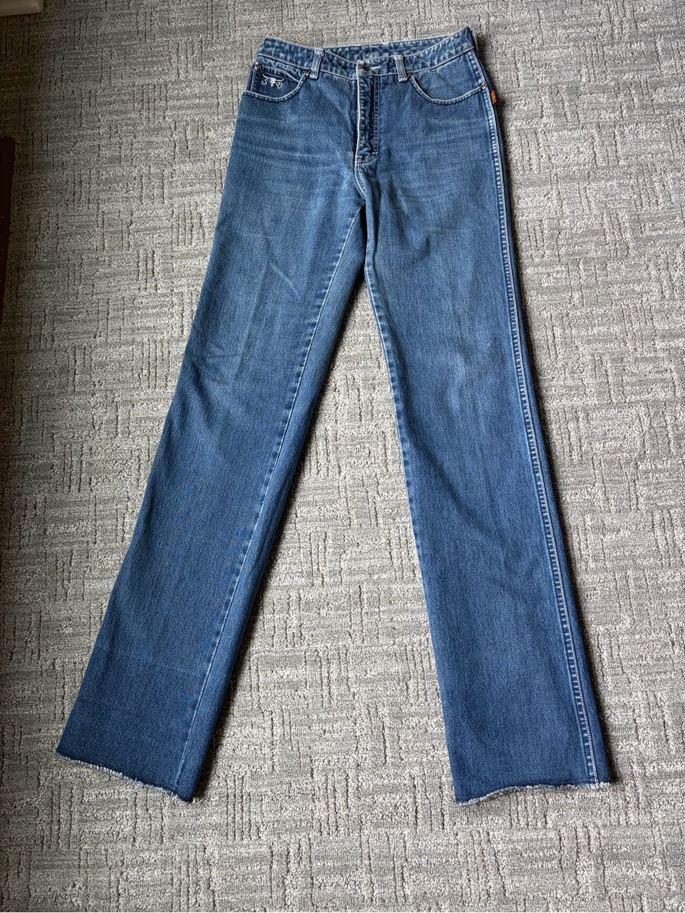Sergio Valente Classic Straight-Leg Jeans in Blue Denim
